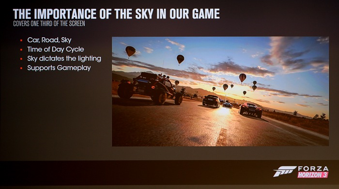 ［GDC 2017］「Forza Horizon 3」の美しすぎる空はどのように作られたのか