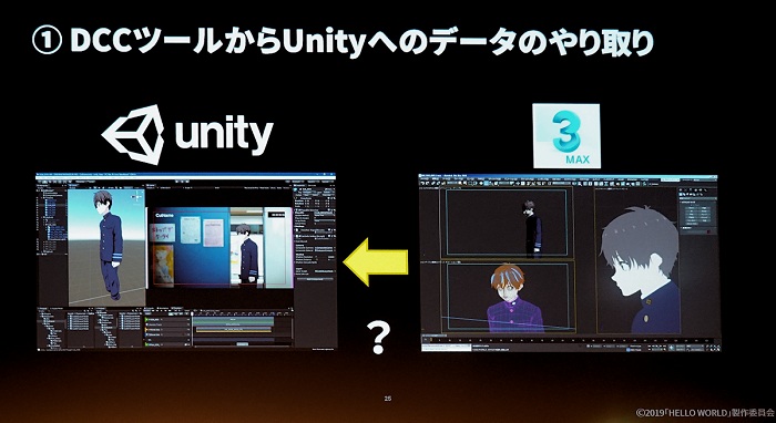 ［Unite 2019］実は3DCGアニメ作品だった「Hello World」。この作品をゲームエンジンUnityで再現することはできるのか？